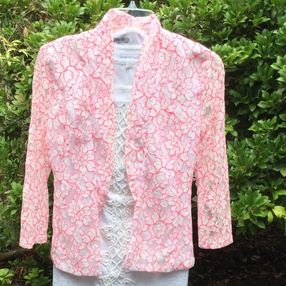 Charlotte Russe Floral Lace Cardigan